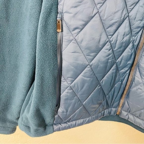 Louis Castel Quilted Puffer Jacket Men Size XL Teal Pockets Outdoor - Picture 9 of 13